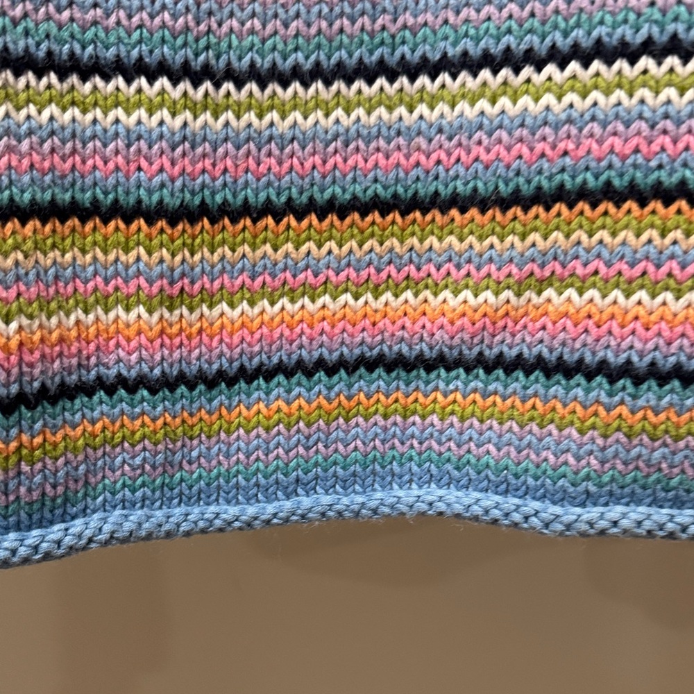 Josephine Chaus Multicolor Striped Crewneck Sweater - Picture 4 of 5